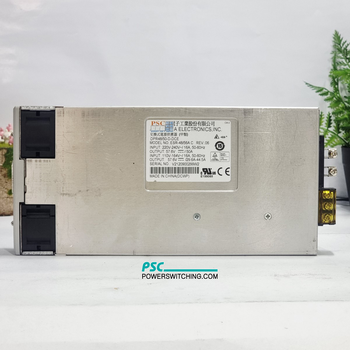 สวิทชิ่ง 48V/50A แอมป์ กำลังไฟ 3,000W สำหรับมอเตอร์ ปั๊มน้ำ ผสมไฟโซล่าเซล์ ปรับแรงดันได้ 37-57V Switching Power Supply - Image 7