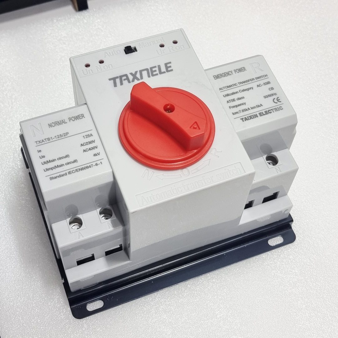 ATS 125A 220V ใหม่ล่าสุดจาก TAX เอทีเอสสลับไฟอัตโนมัติ (Automatic Transfer Switch) - Image 4
